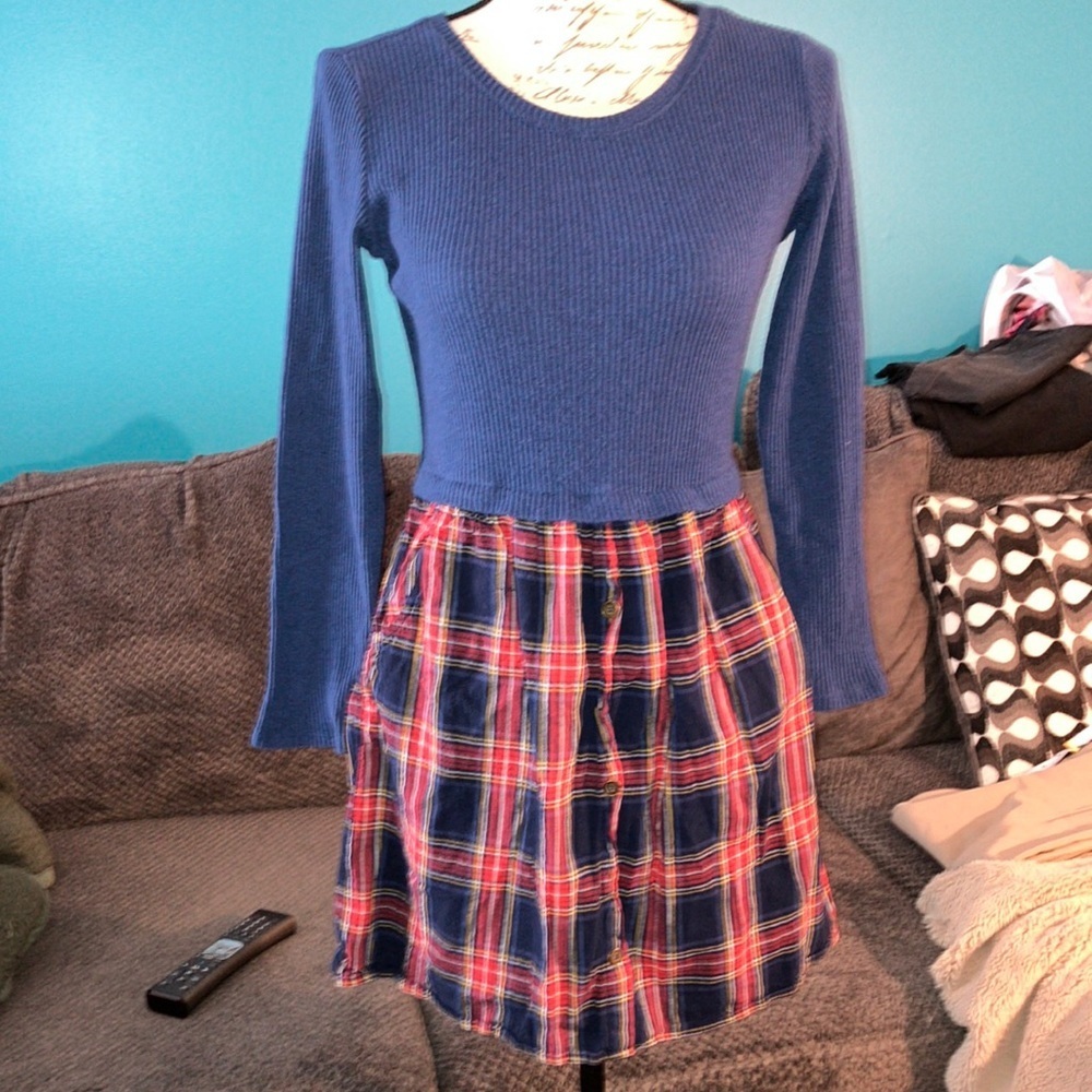 🎉4 for $20 Old Navy Plaid Dress, XL (14-16)
